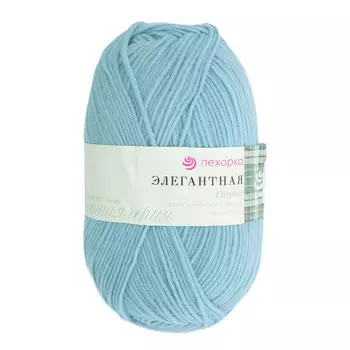 Пряжа Пехорка 'Элегантная' (100%мериносовая шерсть) (336-Ледяной)