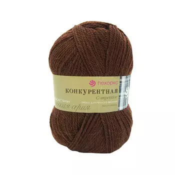 Пряжа Пехорка 'Конкурентная' (50%шерсть, 50%акрил) (173 грильяж)
