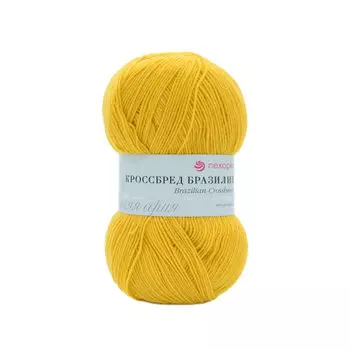 Пряжа Пехорка 'Кроссбред Бразилии' (50%шерсть мериносовая, 50%акрил) (340 листопад)