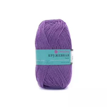 Пряжа Пехорка 'Кружевная' 50гр. 280м. (100% акрил) (179 фиалка)