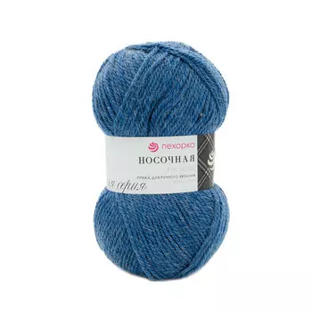 Пряжа Пехорка 'Носочная' (50%шерсть, 50%акрил) (256-Св.джинса)