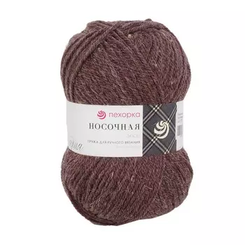 Пряжа Пехорка 'Носочная' (50%шерсть, 50%акрил) (191-Ежевика)