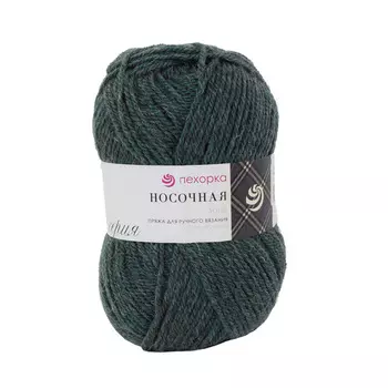 Пряжа Пехорка 'Носочная' (50%шерсть, 50%акрил) (14-Морская волна)