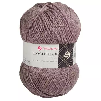 Пряжа Пехорка 'Носочная' (50%шерсть, 50%акрил) (178-Св.сиреневый)