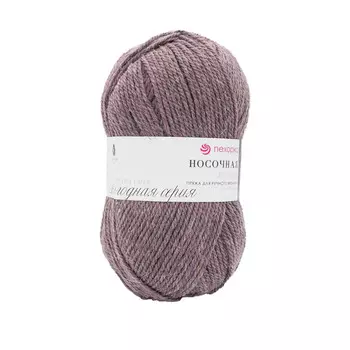 Пряжа Пехорка 'Носочная' (50%шерсть, 50%акрил) (410 сиреневый туман)