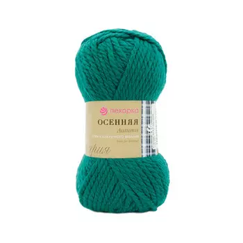 Пряжа Пехорка 'Осенняя' 200гр. 150м. (25% шерсть, 75% акрил) (573 т.изумруд)