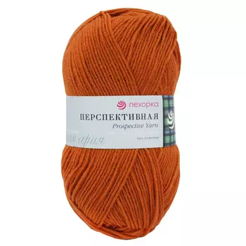 Пряжа Пехорка 'Перспективная' 100гр. 270м (50%шерсть, 50%акрил высокообъемный) (30-Св.терракот)