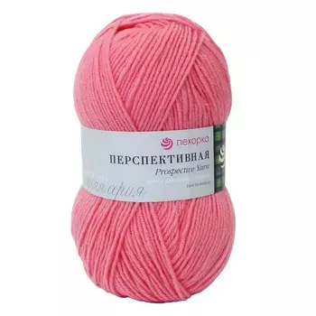 Пряжа Пехорка 'Перспективная' 100гр. 270м (50%шерсть, 50%акрил высокообъемный) (11-Яр. Розовый)