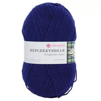 Пряжа Пехорка 'Перспективная' 100гр. 270м (50%шерсть, 50%акрил высокообъемный) (795-Яркий синий)