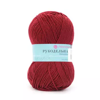 Пряжа Пехорка 'Рукодельная' 50гр. 175м (100% акрил) (07-Бордо)