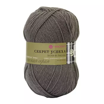 Пряжа Пехорка 'Секрет успеха' (100%шерсть) (161-Мокко)