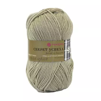 Пряжа Пехорка 'Секрет успеха' (100%шерсть) (254-Пепел)