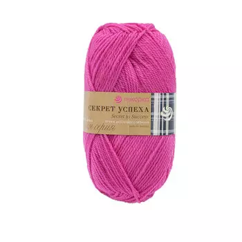Пряжа Пехорка 'Секрет успеха' (100%шерсть) (470-Яркий амарант)