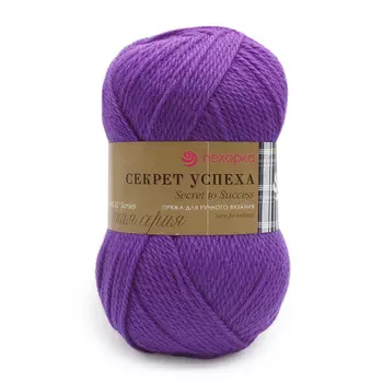 Пряжа Пехорка 'Секрет успеха' (100%шерсть) (78-Фиолетовый)