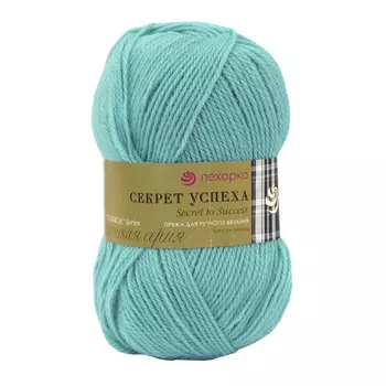 Пряжа Пехорка 'Секрет успеха' (100%шерсть) (95-Океан)
