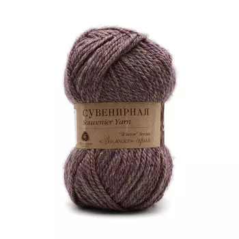 Пряжа Пехорка 'Сувенирная' 200гр. 160м. (50% шерсть, 50% акрил) (886 Виола)