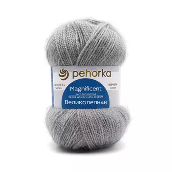 Пряжа Пехорка 'Великолепная' (30%ангора, 70%акрил) (276-Перламутр)