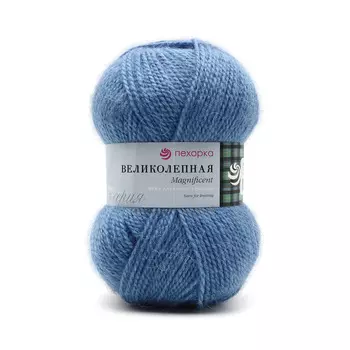 Пряжа Пехорка 'Великолепная' (30%ангора, 70%акрил) (520-Голубая пролеска)