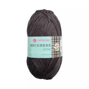 Пряжа Пехорка 'Весенняя' (100%мерсеризованный хлопок) (35-маренго)