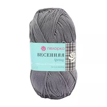 Пряжа Пехорка 'Весенняя' (100%мерсеризованный хлопок) (393 св.маренго)