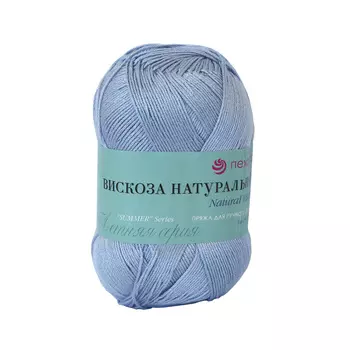 Пряжа Пехорка 'Вискоза натуральная' (100%вискоза) (05-Голубой)