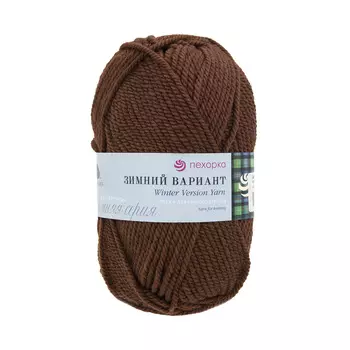 Пряжа Пехорка 'Зимний вариант' 100гр. 100м (95% шерсть, 5% акрил объемный) (416-Св.коричневый)