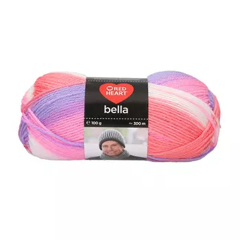 Пряжа Red Heart 'Bella' 100гр 300м (100% акрил) (01003 леденцы (секционный))