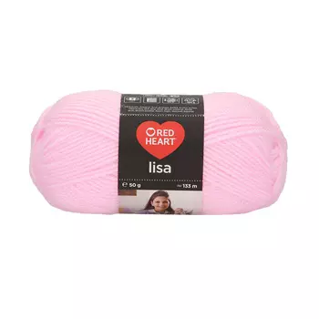 Пряжа Red Heart 'Lisa' 50гр 133м (100% акрил) (06965 св.-розовый)