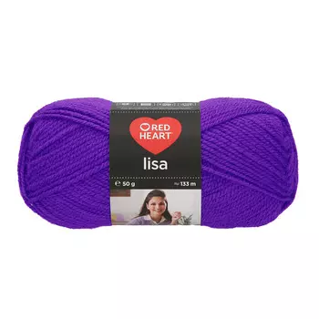 Пряжа Red Heart 'Lisa' 50гр 133м (100% акрил) (08303 фиолетовый)