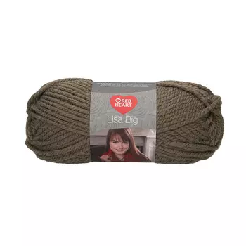 Пряжа Red Heart 'Lisa Big' 200гр 120м (100% акрил) (00110 серо-коричневый)