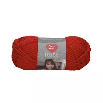 Пряжа Red Heart 'Lisa Big' 200гр 120м (100% акрил) (00130 вишня)