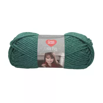 Пряжа Red Heart 'Lisa Big' 200гр 120м (100% акрил) (00201 зеленый)