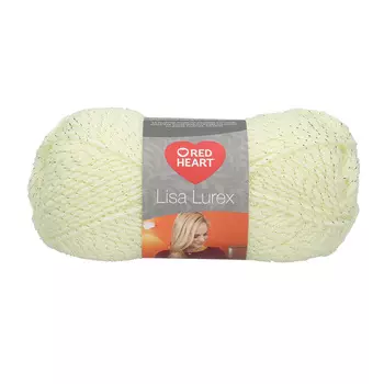 Пряжа Red Heart 'Lisa Lurex' 50гр 133м (97% акрил, 3% полиэстер) (00002 кремовый)