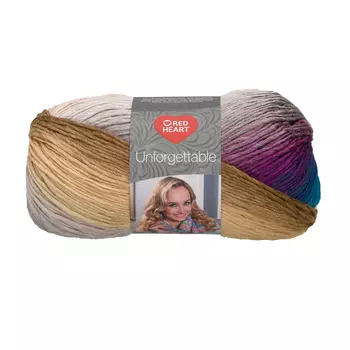 Пряжа Red Heart 'Unforgettable' 100гр 250м (100% акрил) (03966 сумерки (секционный))