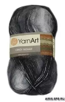 Пряжа Yarn art 'Crazy moher' (70%мохер, 30%акрил) ТУ Yarn Art (2041 секционная)
