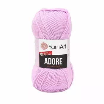 Пряжа YarnArt 'Adore' 100гр 280м (100% акрил с эффектом анти-пиллинга) (362 св-сиреневый)