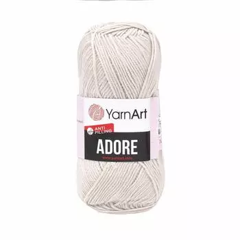 Пряжа YarnArt 'Adore' 100гр 280м (100% акрил с эффектом анти-пиллинга) (367 серо-коричневый)