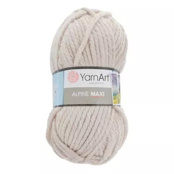 Пряжа YarnArt 'Alpine Maxi' 250гр 105м (40% шерсть, 60% акрил) (665 суровый)