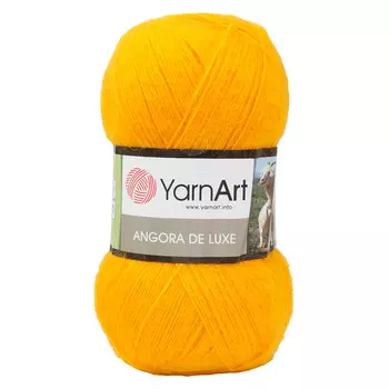 Пряжа YarnArt 'Angora de Lux' 100гр. 520м (70%мохер, 30%акрил) (586 желтый)
