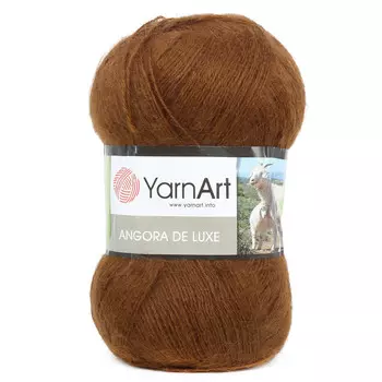 Пряжа YarnArt 'Angora de Lux' 100гр. 520м (70%мохер, 30%акрил) (3067 коричневый)