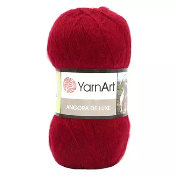 Пряжа YarnArt 'Angora de Lux' 100гр 520м (70% мохер, 30% акрил) (3024 красный)