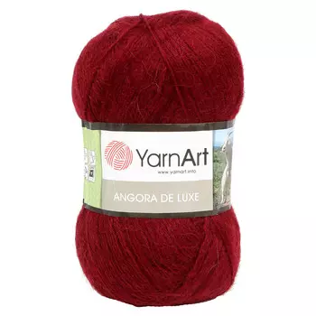 Пряжа YarnArt 'Angora de Lux' 100гр. 520м (70%мохер, 30%акрил) (577 бордо)