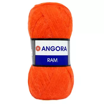 Пряжа YarnArt 'Angora RAM' 100гр. 500м (40%мохер, 60%акрил) (206 яр.оранжевый)
