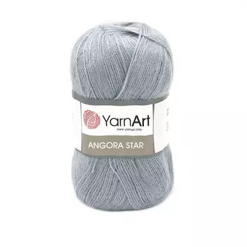 Пряжа YarnArt 'Angora Star' 100гр 500м (20% тонкая шерсть, 80% акрил) (3072 голубой джинс)