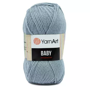 Пряжа YarnArt 'Baby' 50гр 150м (100% акрил) (3072 сине-серый)