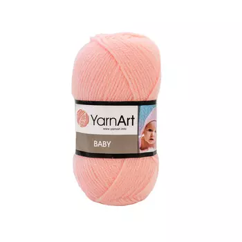 Пряжа YarnArt 'Baby' 50гр. 150м (100%акрил) (204 св.персик)