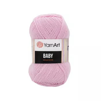 Пряжа YarnArt 'Baby' 50гр. 150м (100%акрил) (649 бл.розовый)