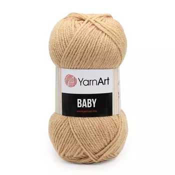 Пряжа YarnArt 'Baby' 50гр 150м (100% акрил) (805 карамель)