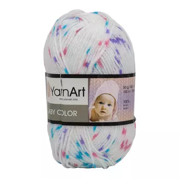 Пряжа YarnArt 'Baby color' 50гр 150м (100% акрил) (112 принт)