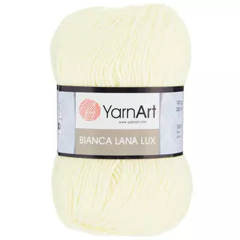 Пряжа YarnArt 'Bianca' 100гр. 240м (100%шерсть) (850 белый)